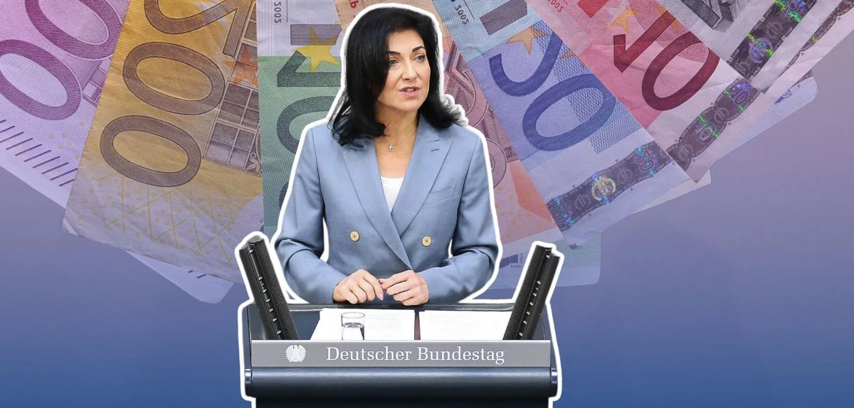 Katherina Reiche (CDU) bei einer Rede im Deutschen Bundestag